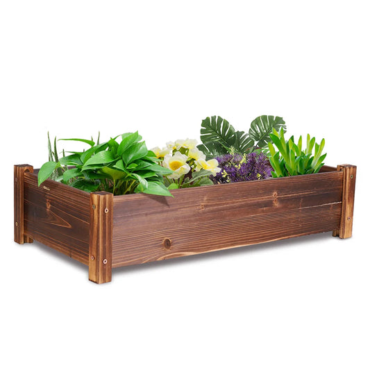 Large Garden Planter, Raised Bed, Indoor, Outdoor, Patio Flower Plant, Herbs Pot, Boxs Pine Wood