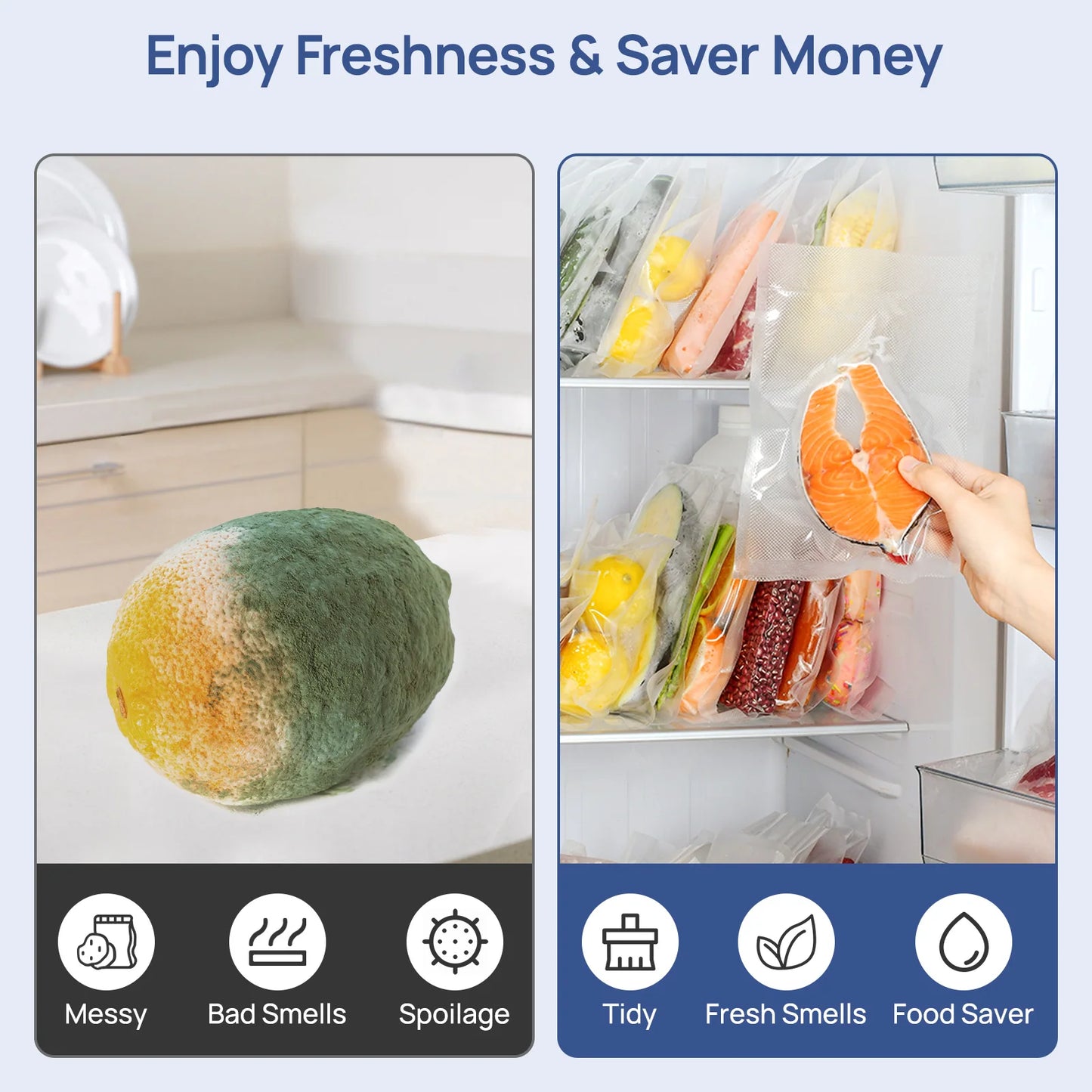 SEATAO VH5156 Vacuum Sealer, Automatic Multi-Functional