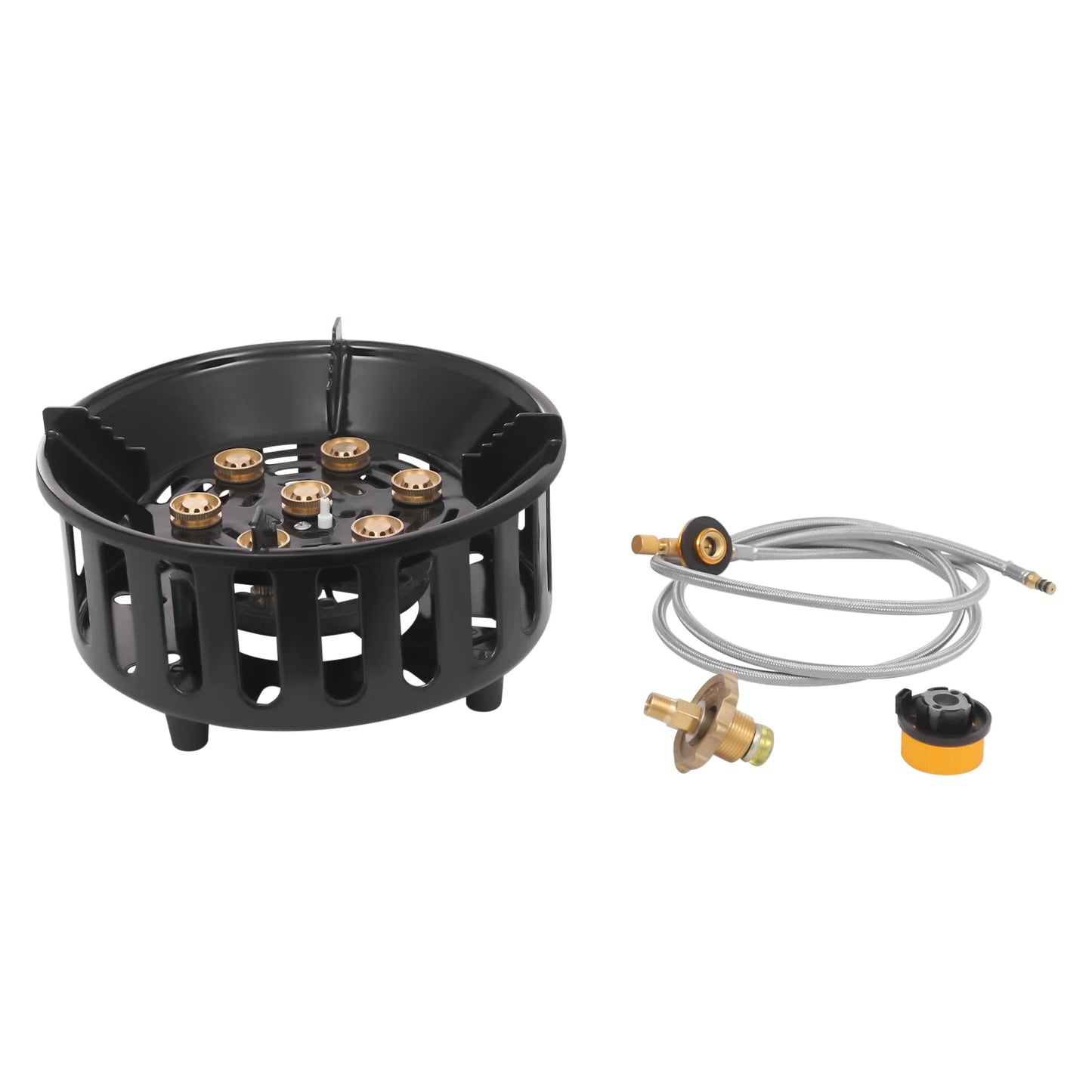 Portable Propane Butane Camping Stove With Adapters