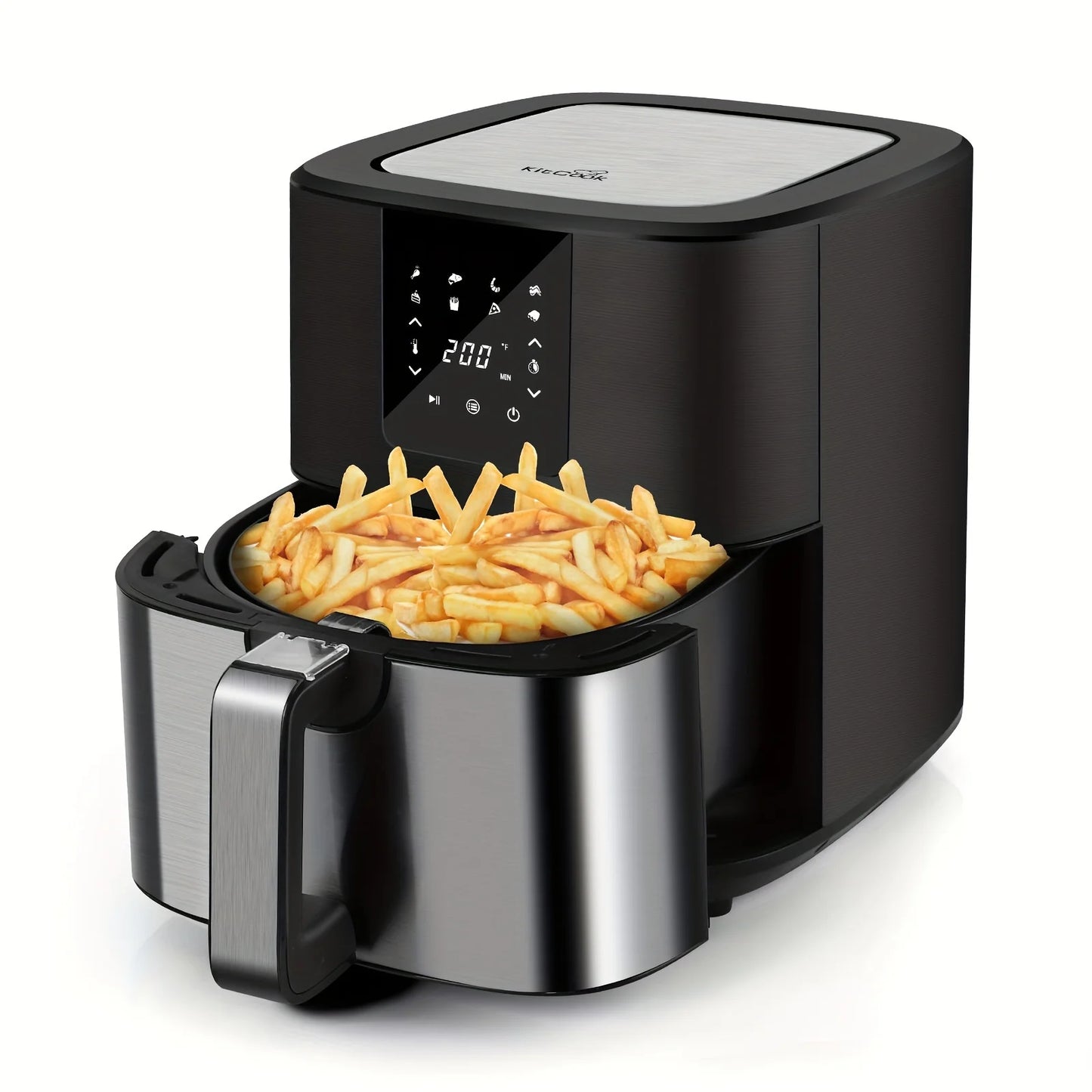 KitCook Air Fryer 1500W 8 Presets Digital Touch Screen