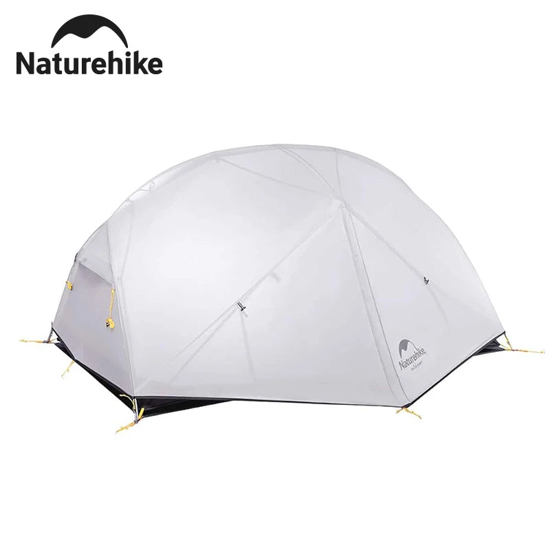 Naturehike Mongar 2 Person Tent 20D Nylon 210T Waterproof Ultralight Camping Hiking Tent with Mat Backpacking Travel Tent