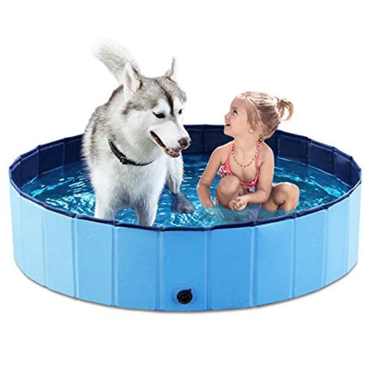 Foldable Dog Pet Bath Pool Collapsible Dog Pet Pool Bathing Tub Kiddie Pool Doggie Wading Pool for Puppy Small Medium Large Dog
