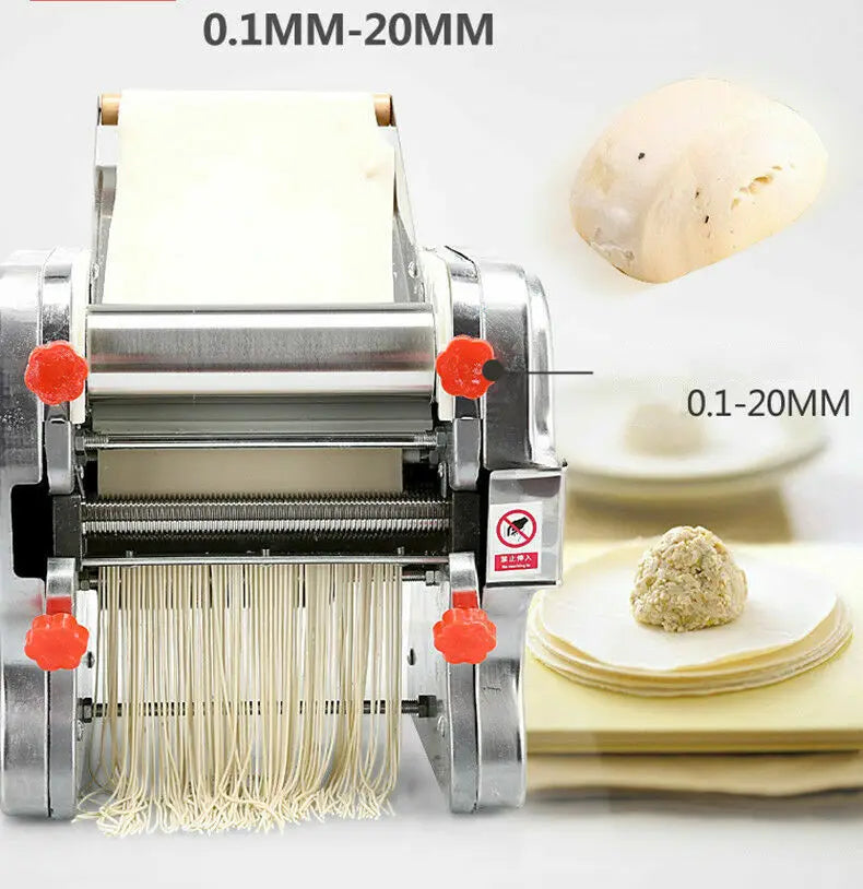 Hign-Concerned 550W Electric Pasta Maker Noodle Machine Full Stainless Steel